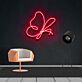 Schmetterling LED-Neonschild Wohnzimmer Schlafzimmer