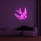 Schwalbe LED-Neonschild Wohnzimmer Schlafzimmer