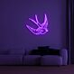 Schwalbe LED-Neonschild Wohnzimmer Schlafzimmer