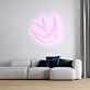 Schwalbe LED-Neonschild Wohnzimmer Schlafzimmer