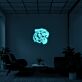 Tigerkopf LED-Neonschild Wohnzimmer Büro