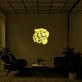 Tigerkopf LED-Neonschild Wohnzimmer Büro