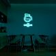 Kaffeekanne LED Neonschild für Café und Küche