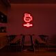 Kaffeekanne LED Neonschild für Café und Küche