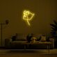 Gesicht mit Sonnenbrille LED-Neonschild Wohnzimmer Studio