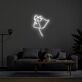 Gesicht mit Sonnenbrille LED-Neonschild Wohnzimmer Studio
