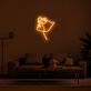 Gesicht mit Sonnenbrille LED-Neonschild Wohnzimmer Studio
