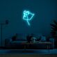 Gesicht mit Sonnenbrille LED-Neonschild Wohnzimmer Studio
