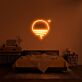 Sonnenuntergang mit Vogel LED-Neonschild Schlafzimmer Wohnzimmer