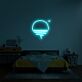 Sonnenuntergang mit Vogel LED-Neonschild Schlafzimmer Wohnzimmer