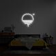 Sonnenuntergang mit Vogel LED-Neonschild Schlafzimmer Wohnzimmer