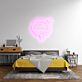 Sonnenuntergang mit Vogel LED-Neonschild Schlafzimmer Wohnzimmer