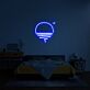 Sonnenuntergang mit Vogel LED-Neonschild Schlafzimmer Wohnzimmer