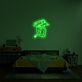 Frau mit Wolkenkopf LED-Neonschild Schlafzimmer Wohnzimmer