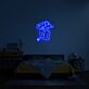 Frau mit Wolkenkopf LED-Neonschild Schlafzimmer Wohnzimmer