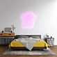 Frau mit Wolkenkopf LED-Neonschild Schlafzimmer Wohnzimmer