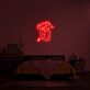 Frau mit Wolkenkopf LED-Neonschild Schlafzimmer Wohnzimmer