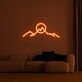 Berglandschaft mit Sonne LED-Neonschild Wohnzimmer Schlafzimmer