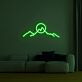 Berglandschaft mit Sonne LED-Neonschild Wohnzimmer Schlafzimmer