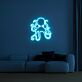 Oktopus LED-Neonschild für Wohnzimmer und Bar