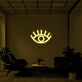 Auge mit Wimpern LED-Neonschild Wohnzimmer Studio