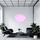 Auge mit Wimpern LED-Neonschild Wohnzimmer Studio
