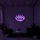 Auge mit Wimpern LED-Neonschild Wohnzimmer Studio