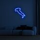 Umrisskarte Italien LED-Neonschild Wohnzimmer Büro