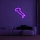 Umrisskarte Italien LED-Neonschild Wohnzimmer Büro