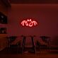 Krabbe LED-Neonschild für Restaurant Esszimmer