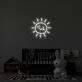 lächelnde Sonne LED-Neonschild Kinderzimmer