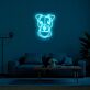 Hundekopf LED-Neonschild für Wohnzimmer oder Haustierbereich