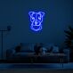 Hundekopf LED-Neonschild für Wohnzimmer oder Haustierbereich