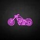 Motorrad Chopper LED-Neonschild für Garage und Bar