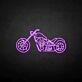 Motorrad Chopper LED-Neonschild für Garage und Bar