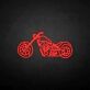 Motorrad Chopper LED-Neonschild für Garage und Bar