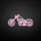 Motorrad Chopper LED-Neonschild für Garage und Bar