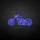 Motorrad Chopper LED-Neonschild für Garage und Bar
