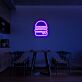 Hamburger LED-Neonschild für Restaurant Küche
