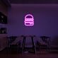 Hamburger LED-Neonschild für Restaurant Küche