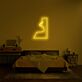 Abstraktes Gesicht LED Neonschild für Schlafzimmer & Wohnraum