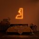 Abstraktes Gesicht LED Neonschild für Schlafzimmer & Wohnraum
