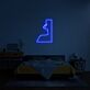 Abstraktes Gesicht LED Neonschild für Schlafzimmer & Wohnraum