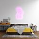 tanzende Frau Silhouette LED-Neonschild für Schlafzimmer Bar