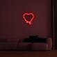 schmelzendes Herz LED-Neonschild Wohnzimmer Schlafzimmer