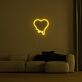 schmelzendes Herz LED-Neonschild Wohnzimmer Schlafzimmer