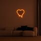 schmelzendes Herz LED-Neonschild Wohnzimmer Schlafzimmer