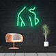 Frauenkörper Silhouette LED-Neonschild für Bar Club