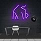 Frauenkörper Silhouette LED-Neonschild für Bar Club