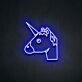 Einhornkopf LED-Neonschild für Kinderzimmer Wohnzimmer